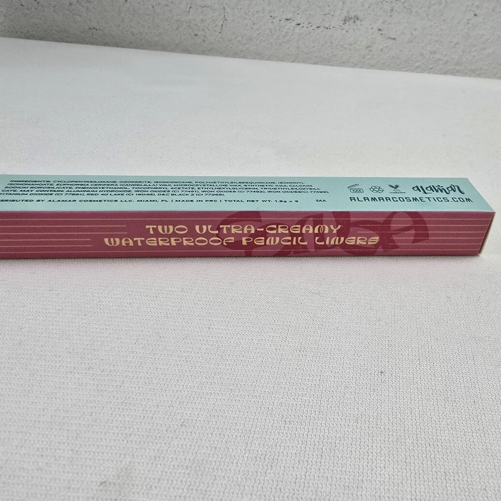 NIB ALAMAR COSMETICS Conga LINERS DUO in Brown & Black